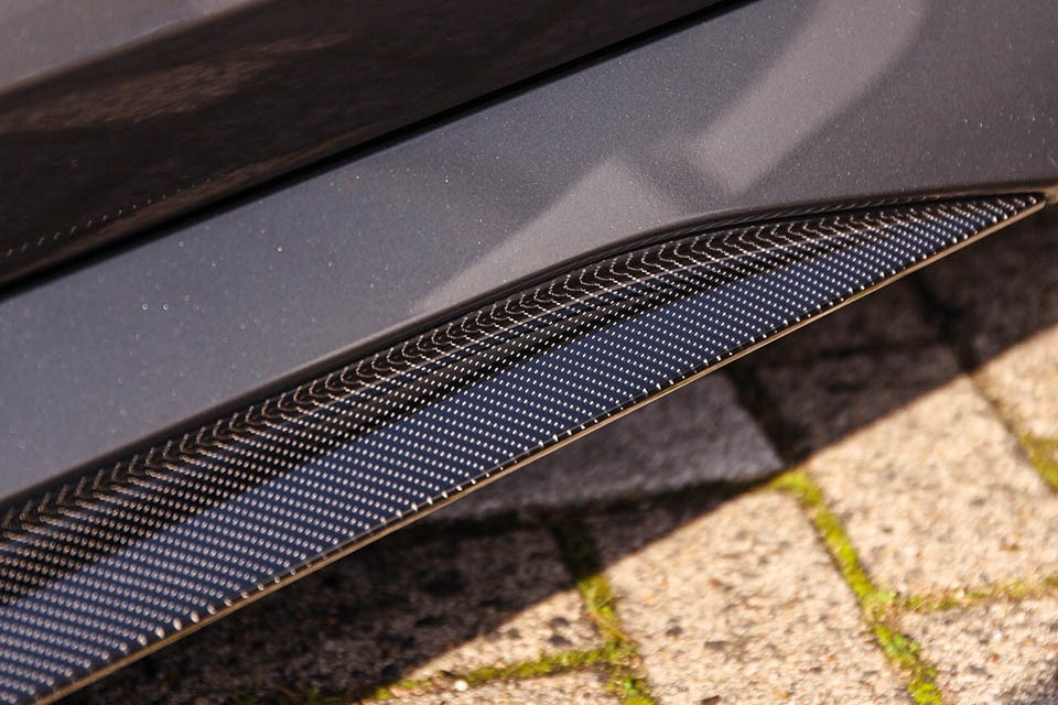 audi rs6 carbon ppf sideskirt daglicht